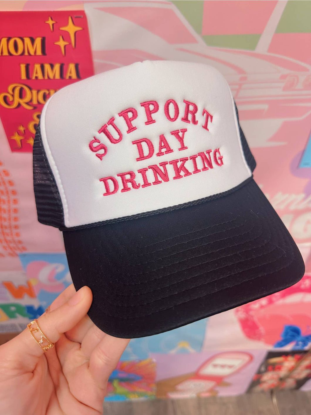 Support Day Drinking Trucker Hat