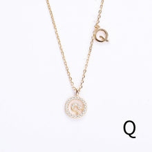 Load image into Gallery viewer, Initial Letter Charm Layered Necklace
