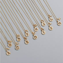 Load image into Gallery viewer, Initial Letter Charm Layered Necklace
