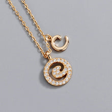 Load image into Gallery viewer, Initial Letter Charm Layered Necklace
