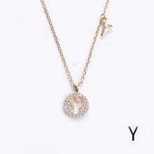 Load image into Gallery viewer, Initial Letter Charm Layered Necklace
