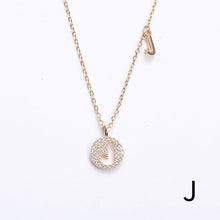 Load image into Gallery viewer, Initial Letter Charm Layered Necklace
