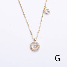 Load image into Gallery viewer, Initial Letter Charm Layered Necklace
