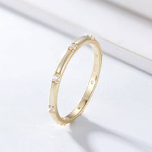 Load image into Gallery viewer, Minimalist Color Gem Stackable Ring
