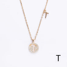 Load image into Gallery viewer, Initial Letter Charm Layered Necklace
