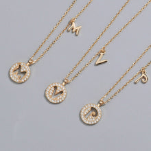 Load image into Gallery viewer, Initial Letter Charm Layered Necklace
