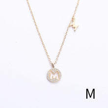 Load image into Gallery viewer, Initial Letter Charm Layered Necklace
