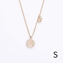 Load image into Gallery viewer, Initial Letter Charm Layered Necklace
