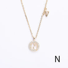 Load image into Gallery viewer, Initial Letter Charm Layered Necklace
