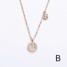 Load image into Gallery viewer, Initial Letter Charm Layered Necklace
