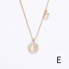 Load image into Gallery viewer, Initial Letter Charm Layered Necklace
