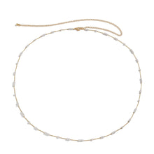 Load image into Gallery viewer, Dainty Beaded Pearl Waist Belly Chain

