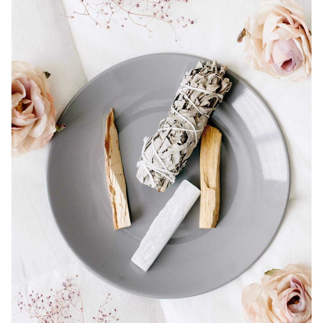 Sage, Selenite & Palo Santo Cleansing Kit